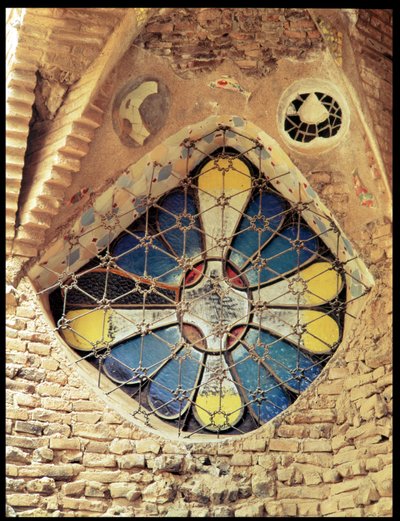 Stained Glass Window by Antonio Gaudi